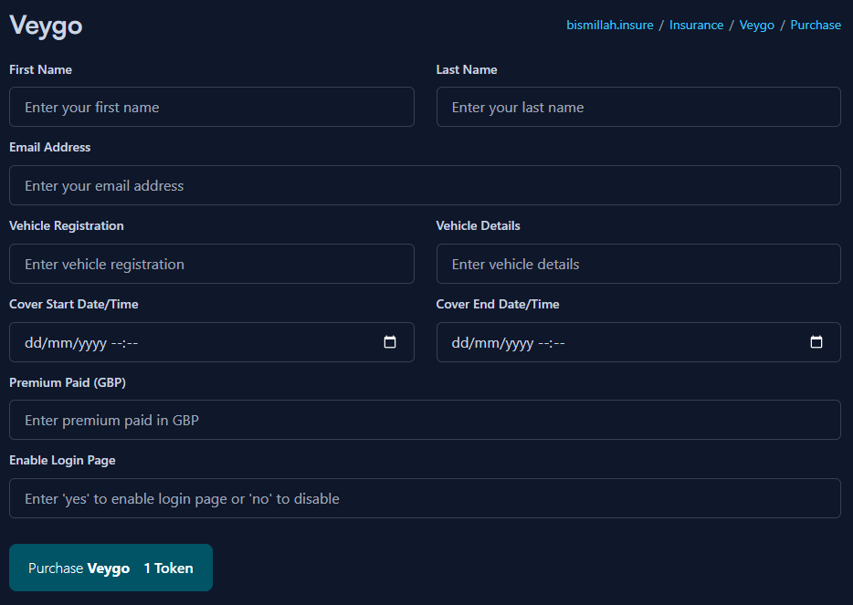 Fill Form Screenshot